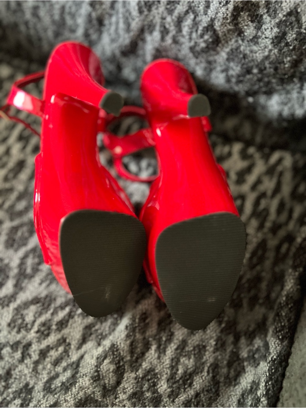 Pleaser Red Patent Platform
Stiletto Heels Size 8 - Picture 3 of 3
